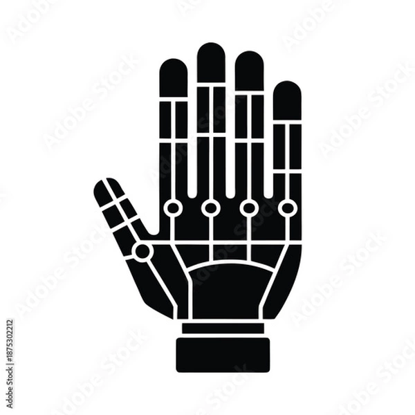 Obraz Prosthetic Hand Bionic Icon