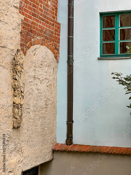 Obraz window in the old house