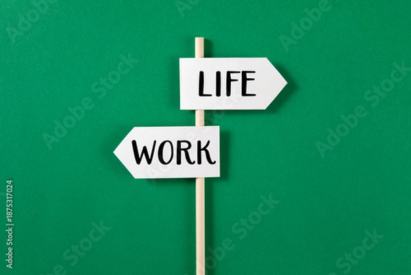 Obraz life or work choices arrows
