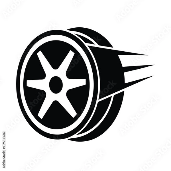 Obraz Reels Fast Forward Gradient Icon