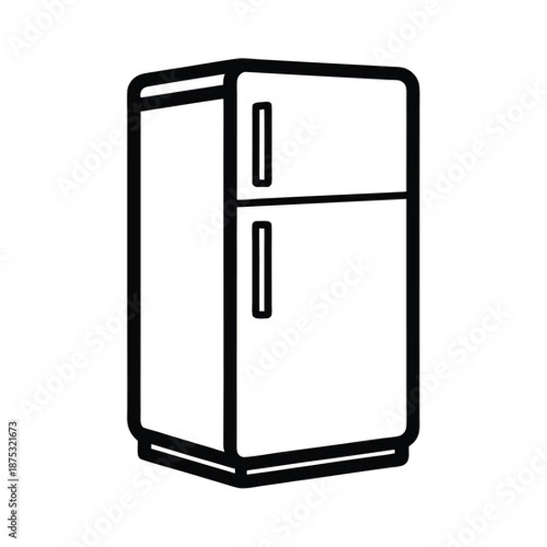 Obraz Refrigerator Outline Icon