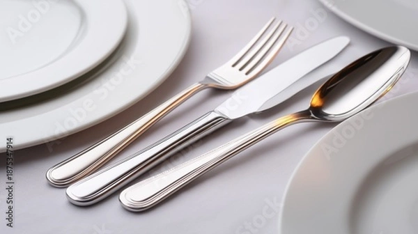 Obraz レストランのテーブル