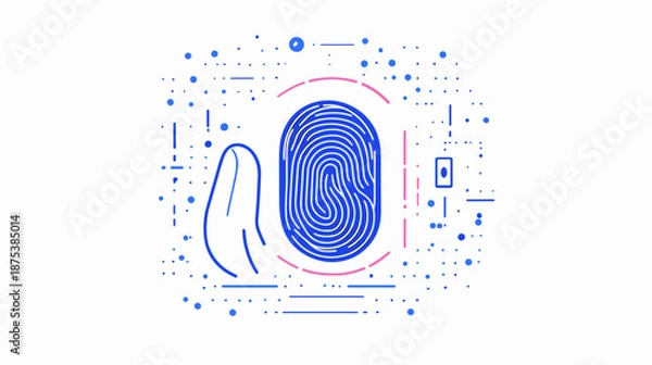 Obraz Fingerprint Identification and Verification System.