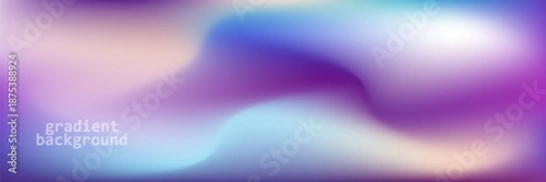 Obraz Liquid mesh gradient backgrounds with aurora light colors