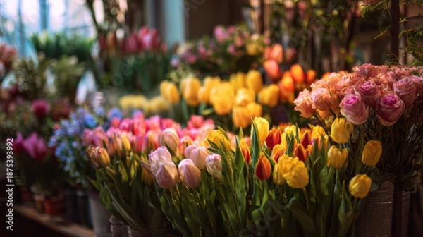 Obraz colourful tulips