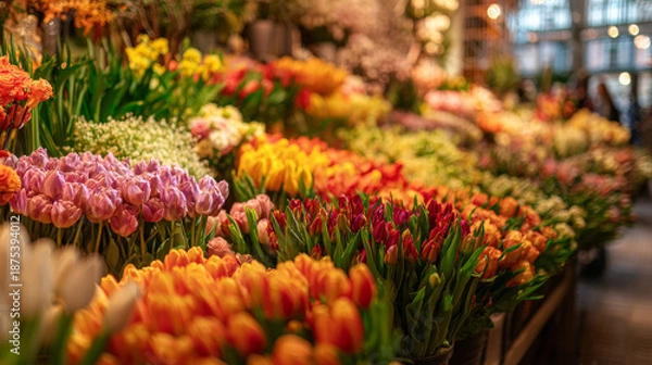 Obraz colourful tulips