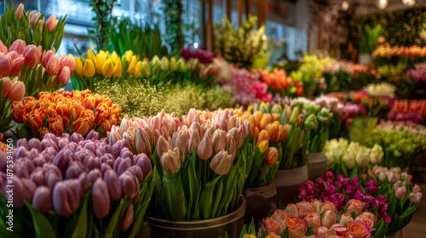 Obraz colourful tulips