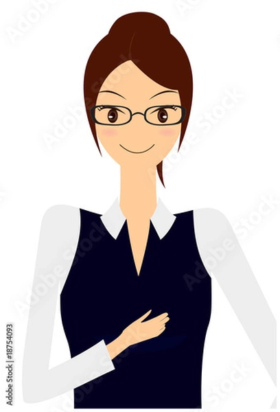 Obraz オフィスレディ