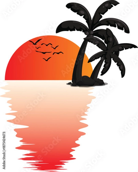 Obraz A peaceful landscap