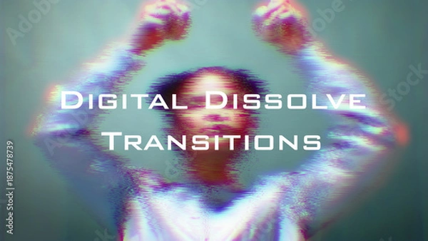 Obraz Digital Dissolve Transitions