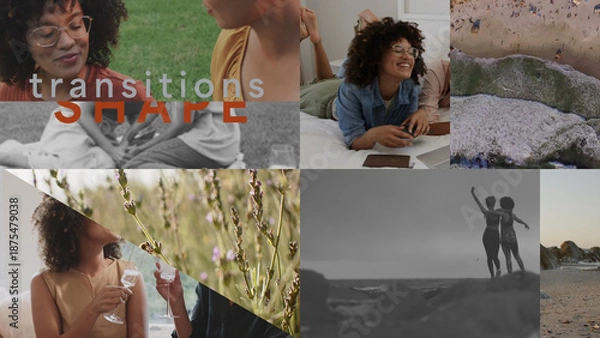 Obraz Simple Shape Transitions