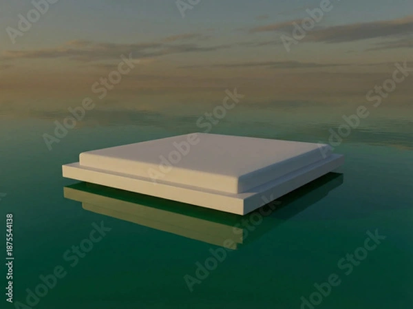 Obraz Minimalist Floating Podium
