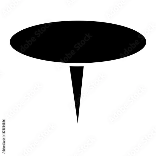 Fototapeta nail icon