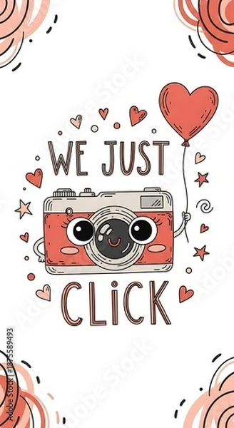 Obraz Cute Camera Romance.