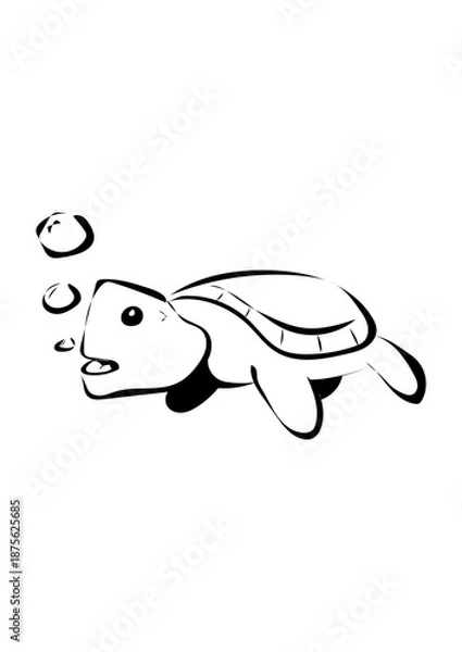 Obraz Wasserschildkröte