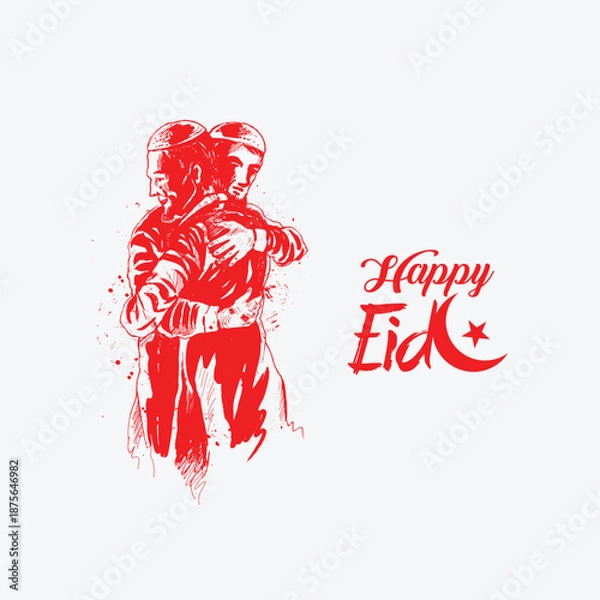 Fototapeta Eid Mubarak, Islamic Festivel.