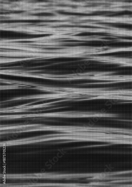 Fototapeta Large vector halftone water texture with a transparent background