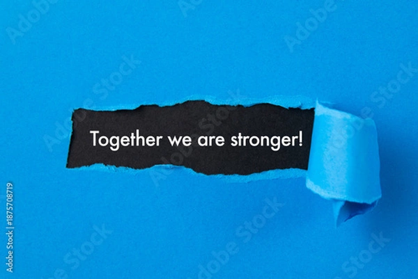 Obraz Together We Are Stronger