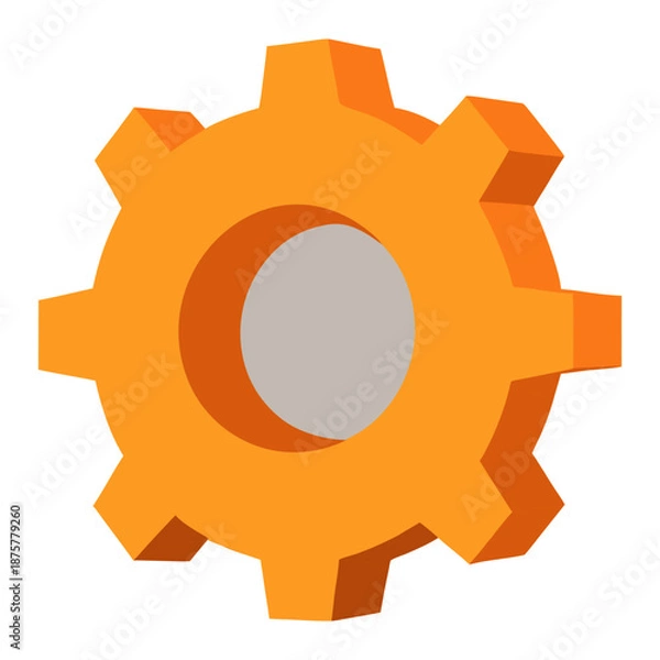 Obraz gear icon vector illustration