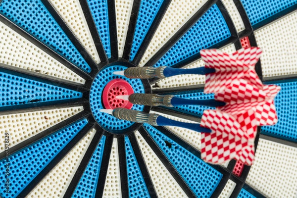 Obraz old darts board