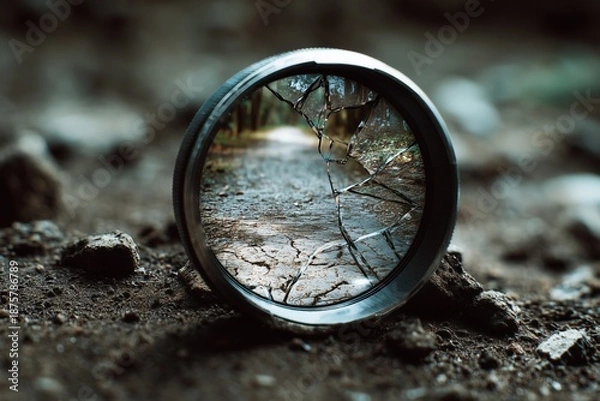 Obraz Broken Camera Lens