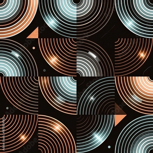 Obraz pattern geometric shapes