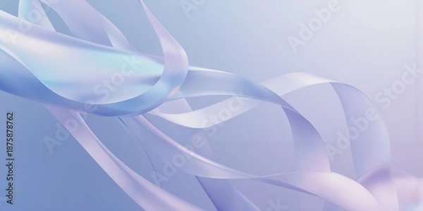 Obraz a blue and white abstract background with a wave