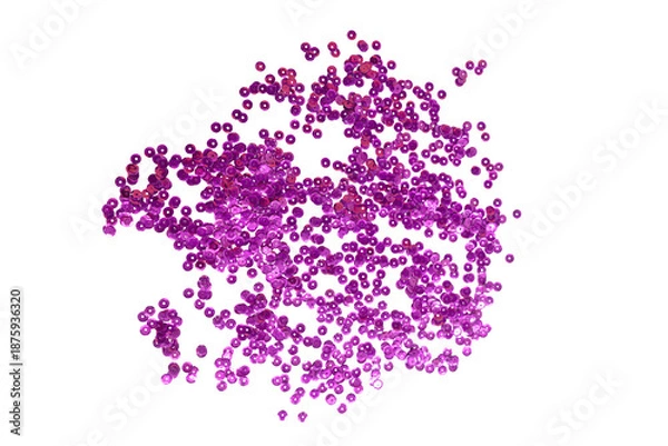 Obraz Scattered Purple Sequins