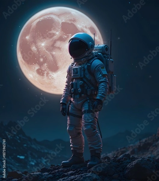 Obraz astronaut in space