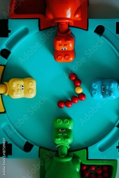 Obraz toy robot playing