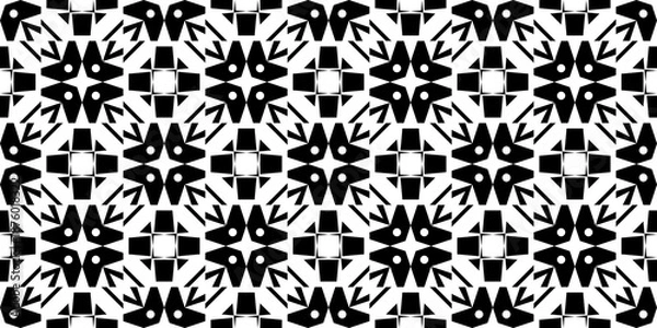 Fototapeta Seamless Transparent Art Deco Geometric Pattern Template