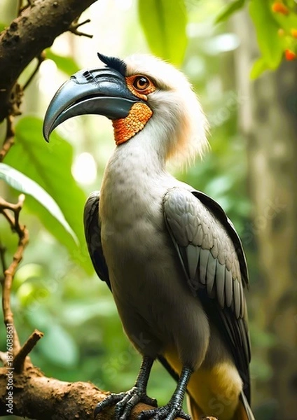Obraz Malabar grey hornbill