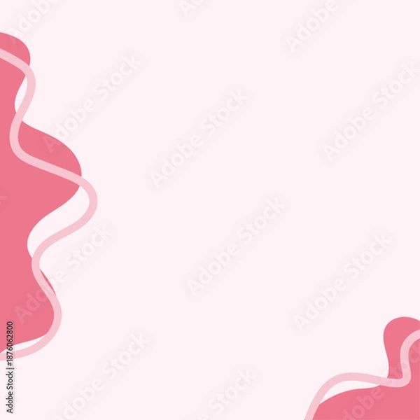 Fototapeta pink background with frame