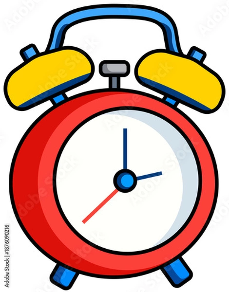 Obraz Clock Icon Minimal Illustration