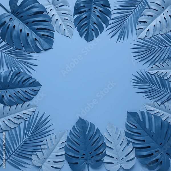 Obraz green leaves background