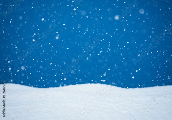 Obraz winter landscape with snow