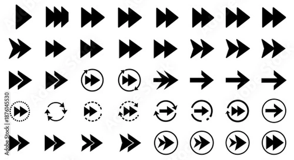 Obraz black and white arrows