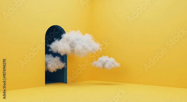 Obraz door to the sky