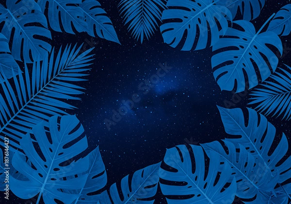 Obraz abstract blue background