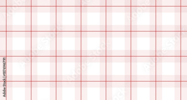 Fototapeta textile or tablecloth pattern background (red - white)