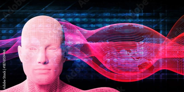 Obraz Artificial Mind Construction Presenting Cognitive Computing Framework