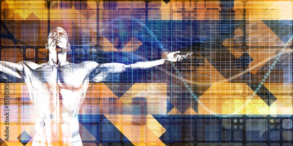 Obraz Future Technology Landscape Embracing Artificial Intelligence Revolution