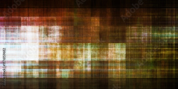 Obraz Technological Innovation Explores Intricate Data Network Dynamics