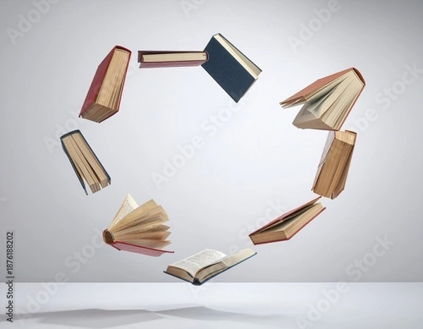 Obraz Books Orbiting in a Circle
