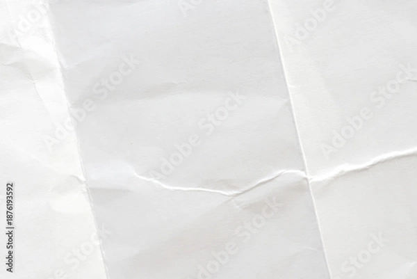 Obraz crumpled or folded paper texture with a transparent background