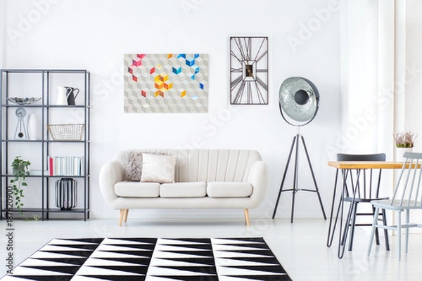 Fototapeta Geometric living room