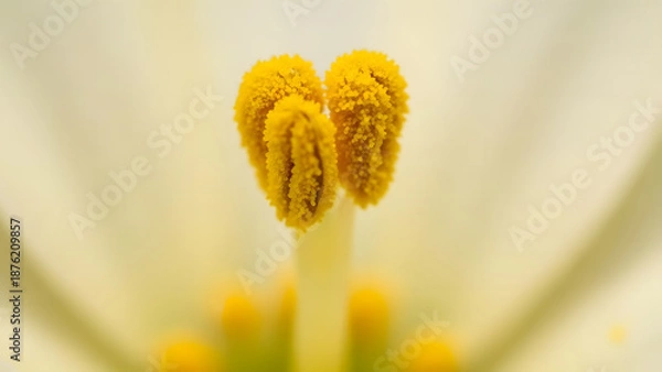 Obraz Yellow Flower Macro Close Up