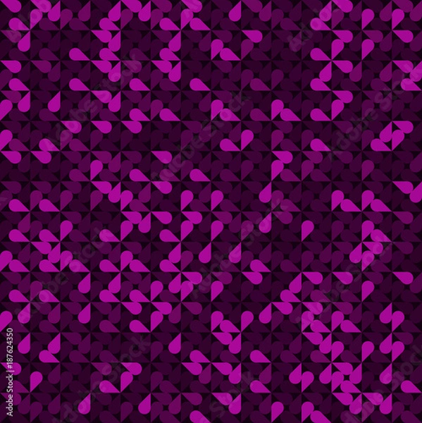 Fototapeta Abstract background of shapes in the form of a drop.