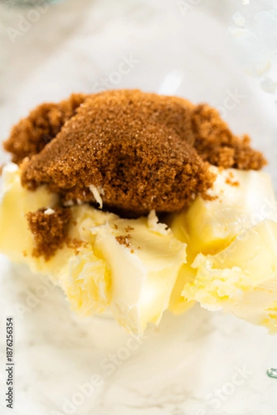 Obraz Spiced Gingerbread Cookie Dough Perfect for Baking