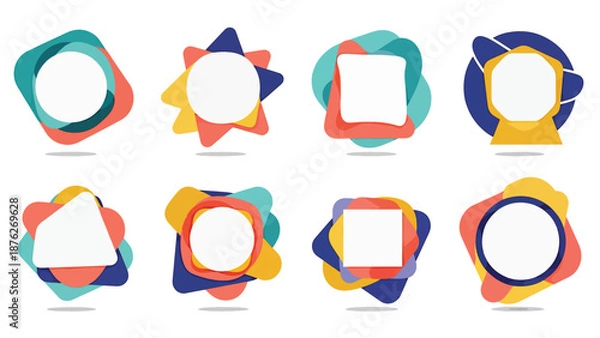 Obraz Abstract Geometric Shapes Set